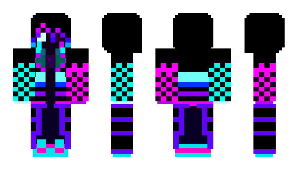 Minecraft skin NeonySynthnest