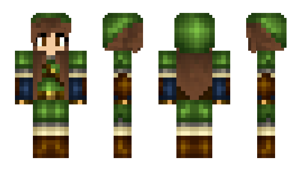 Minecraft skin Saphrajana