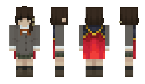 Minecraft skin flaring