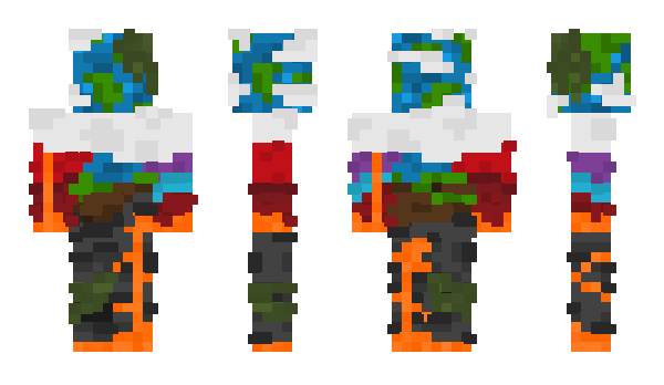 Minecraft skin RandoMoai