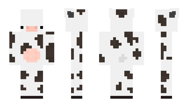 Minecraft skin milkymouthcow