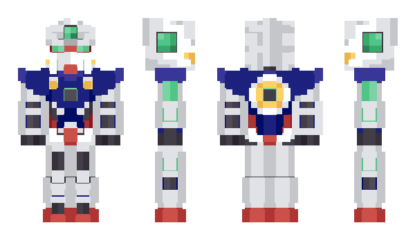 Minecraft skin GundamMecha