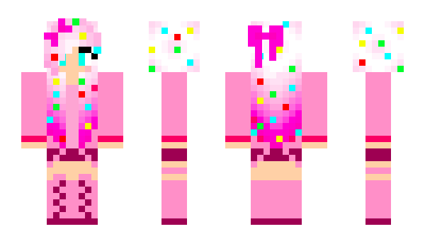 Minecraft skin Iridescent_Pink