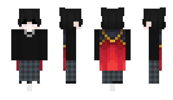 Minecraft skin kcuf