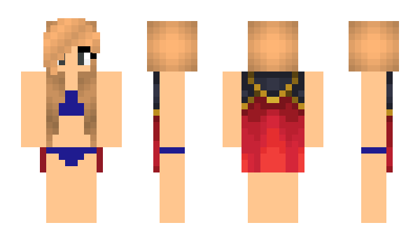 Minecraft skin Colombianas
