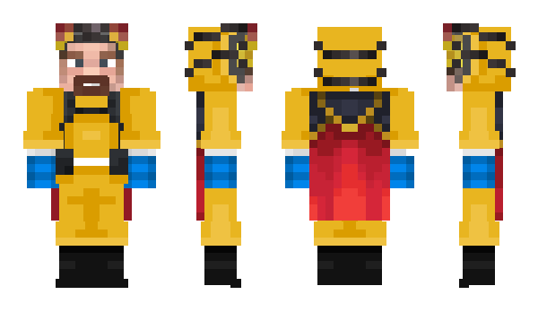 Minecraft skin KolyLeColibri