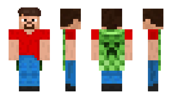 Minecraft skin The3xelHola