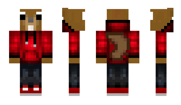 Minecraft skin Vevercak