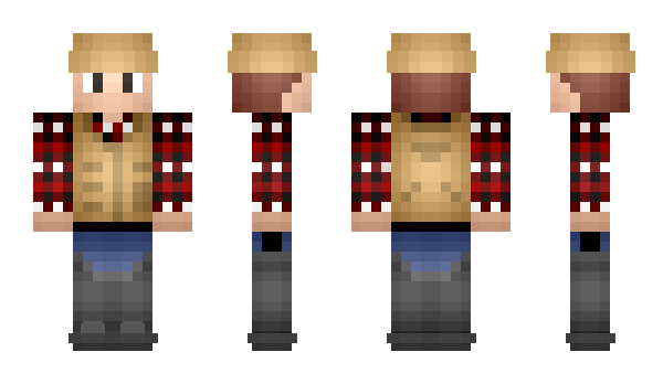 Minecraft skin Fiskarn