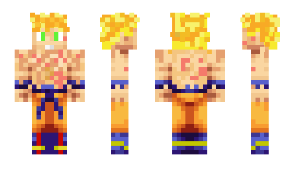 Minecraft skin SSJ2Goku