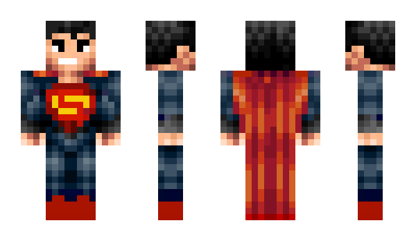 Minecraft skin Superman45