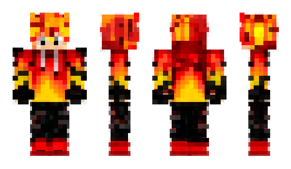 Minecraft skin FIREWOLL