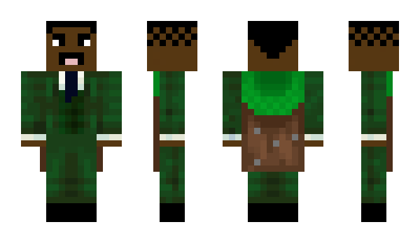 Minecraft skin Negroxo