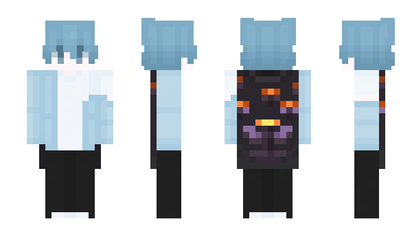 Minecraft skin CatLoverAqua