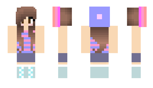 Minecraft skin skill_girl45