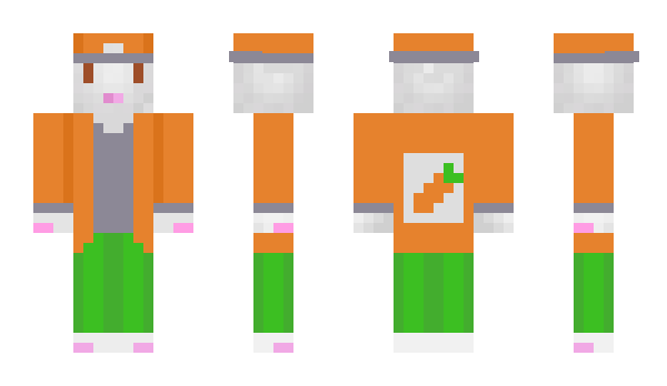 Minecraft skin MagerKonijn