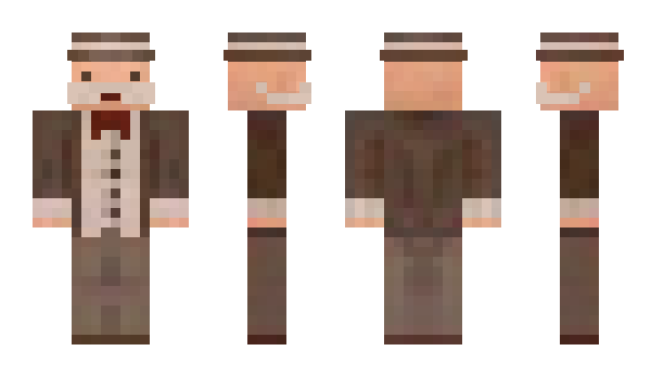 Minecraft skin kerstmisman