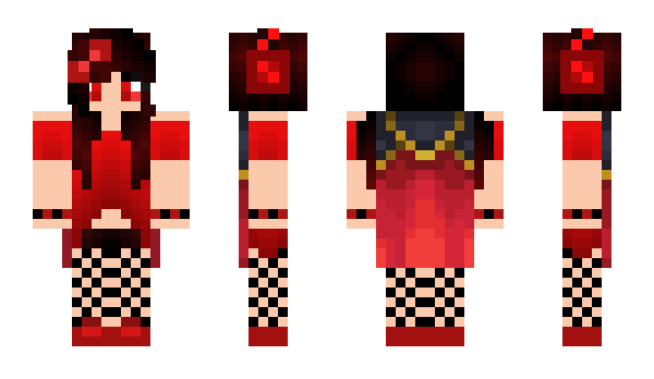 Minecraft skin PotulnaDiablica