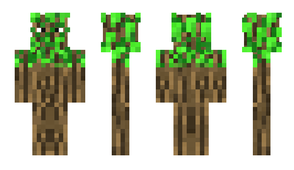 Minecraft skin creepyforest