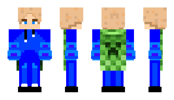 Minecraft skin Greendd