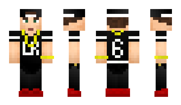 Minecraft skin Black_Eyes6