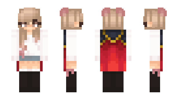 Minecraft skin spookyrosa