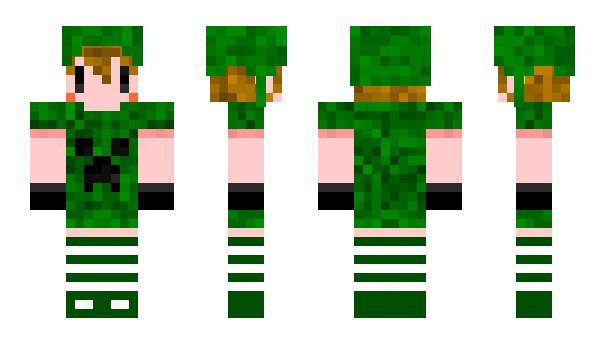 Minecraft skin greenman1