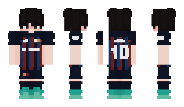Minecraft скин по нику FCBarcelone