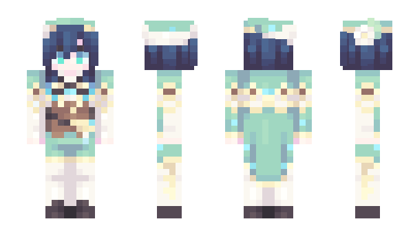 Minecraft skin AlienHime