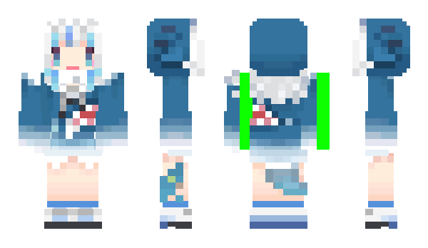 Minecraft skin Arknight__