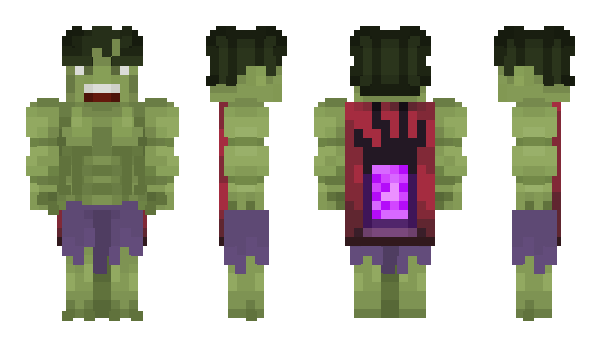 Minecraft скин по нику Hulkly