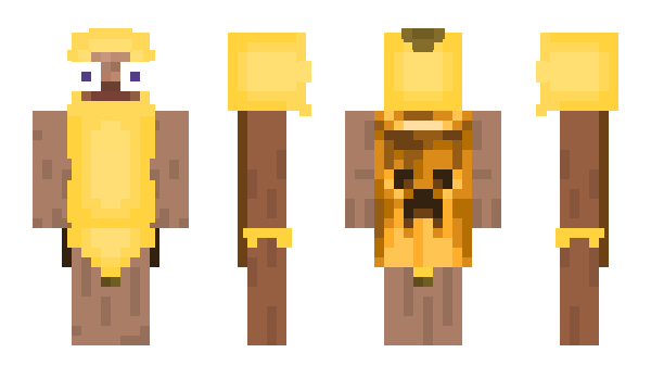 Minecraft скин по нику Bananafied