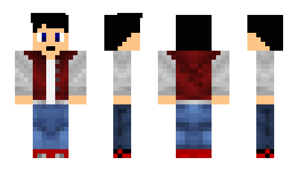 Minecraft skin Fesses