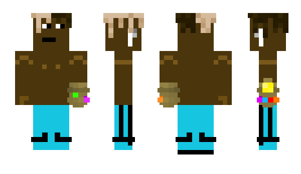 Minecraft skin kLook