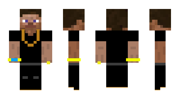 Minecraft скин по нику AfricanSteve