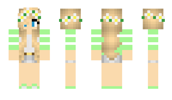 Minecraft skin creepergirl2003