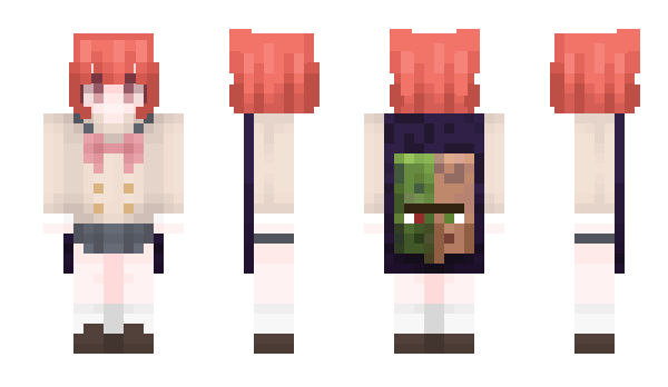 Minecraft skin CoTrangBenTre