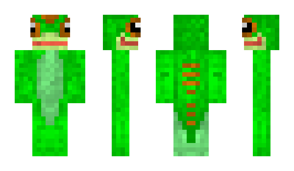 Minecraft skin Geckonator