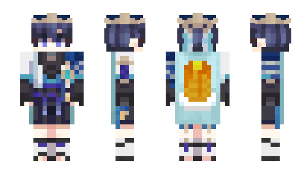 Minecraft skin Fr_xtlWolf