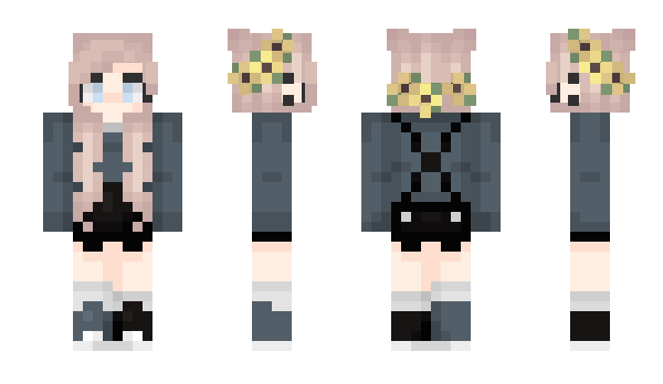 Minecraft skin Jazmin