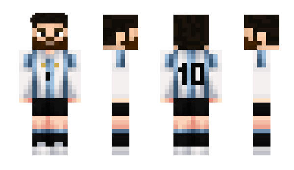 Minecraft скін по ніку messi7