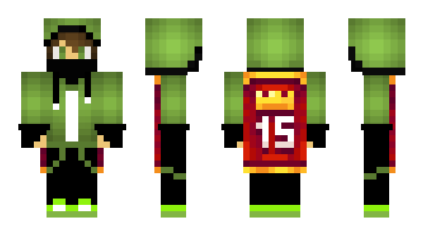 Minecraft skin 0TheGreenDragon