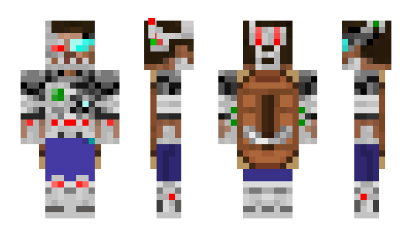 Minecraft skin HDrobotman