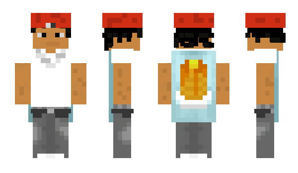 Minecraft скин по нику PaperyReal