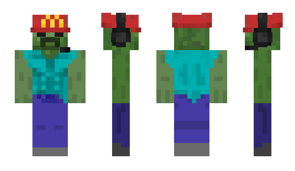 Minecraft скін по ніку McDonaldsZombie