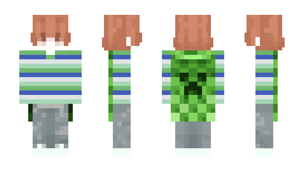 Minecraft skin CaraTranquilo