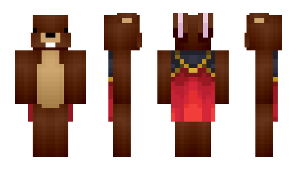 Minecraft skin FuzzyBunnyLost