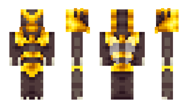 Minecraft skin Frosknight