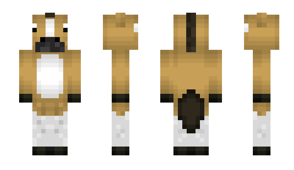 Minecraft skin Polopferd