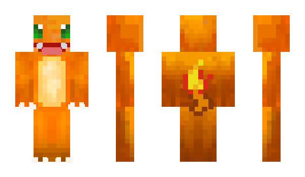 Minecraft skin Orangebat